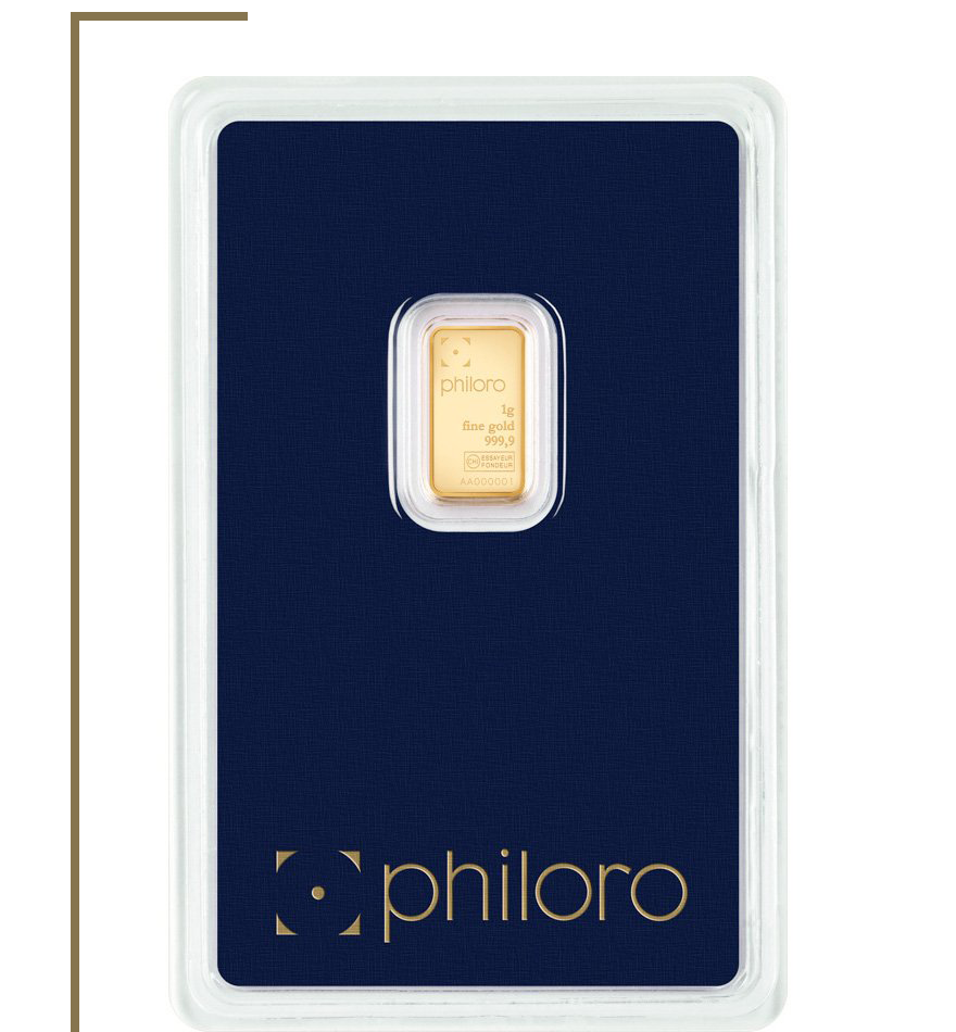 philoro product 1g gold bar