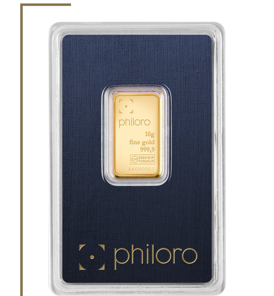 philoro product 10g gold bar